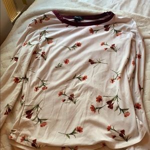 Long sleeve flower shirt